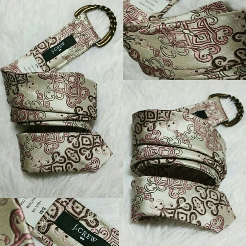 J. Crew Vintage Silk Tie-Like Belt - Size S